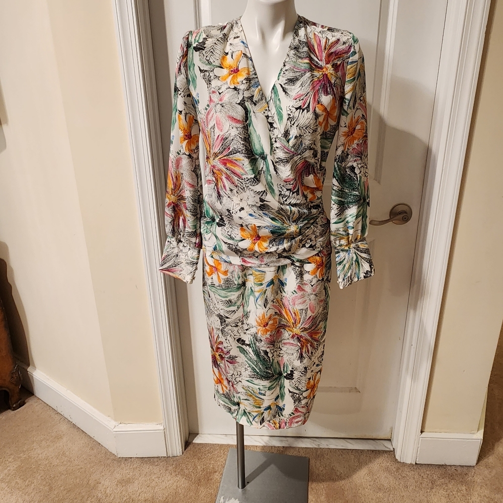 Stunning vintage floral Breli Originals size 8 dress